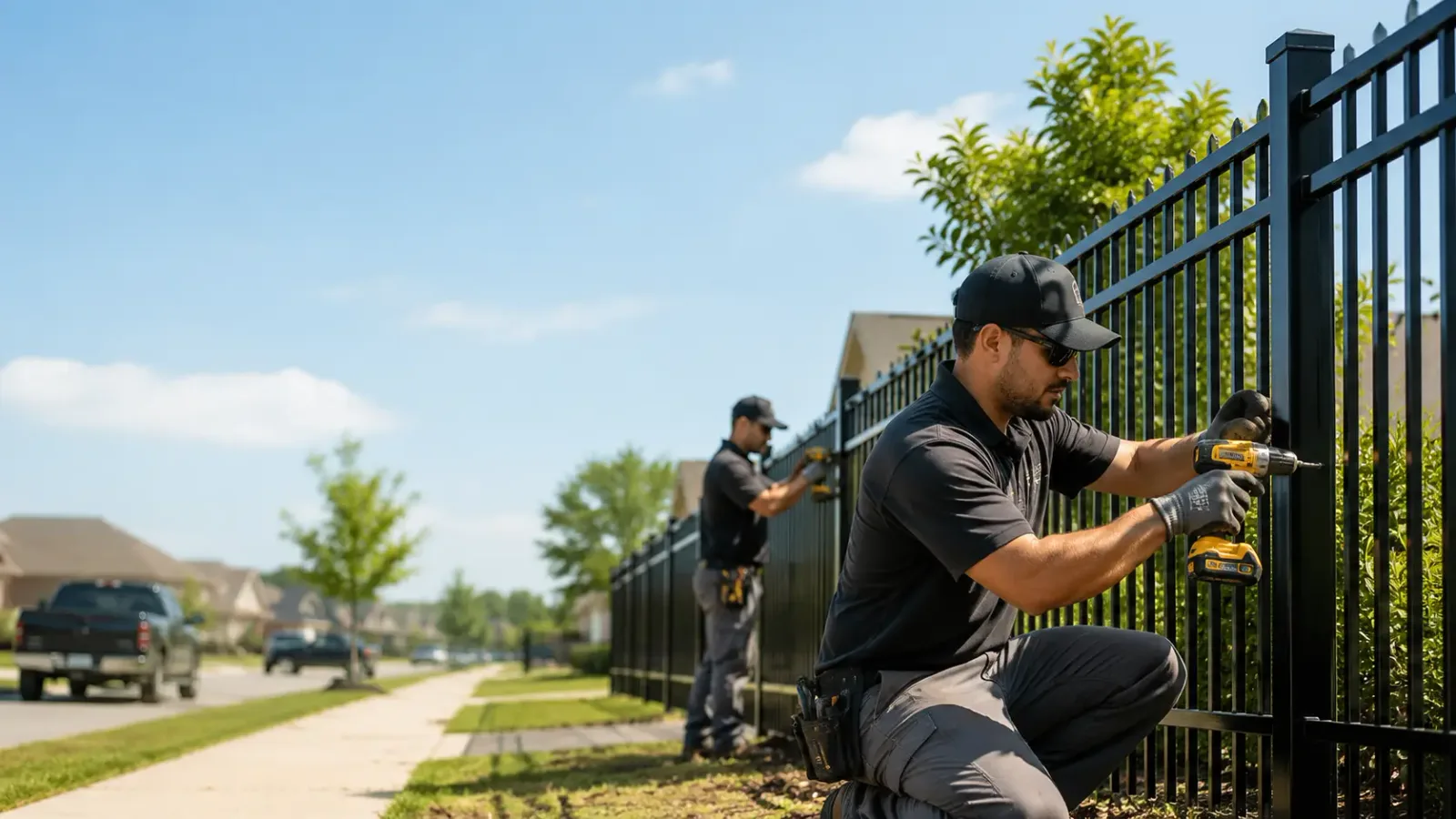 Metal Fence Installation in Birch Run, MI